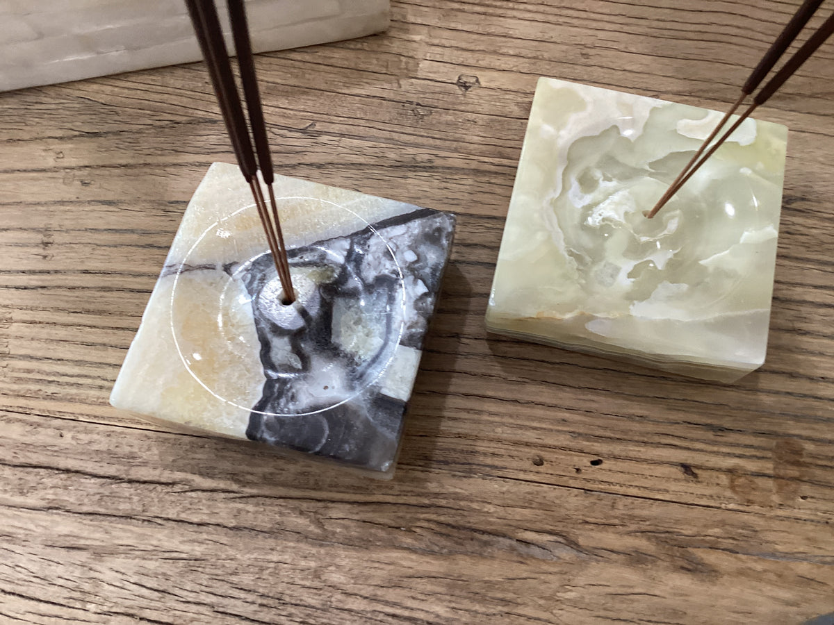 Agate Incense Holder