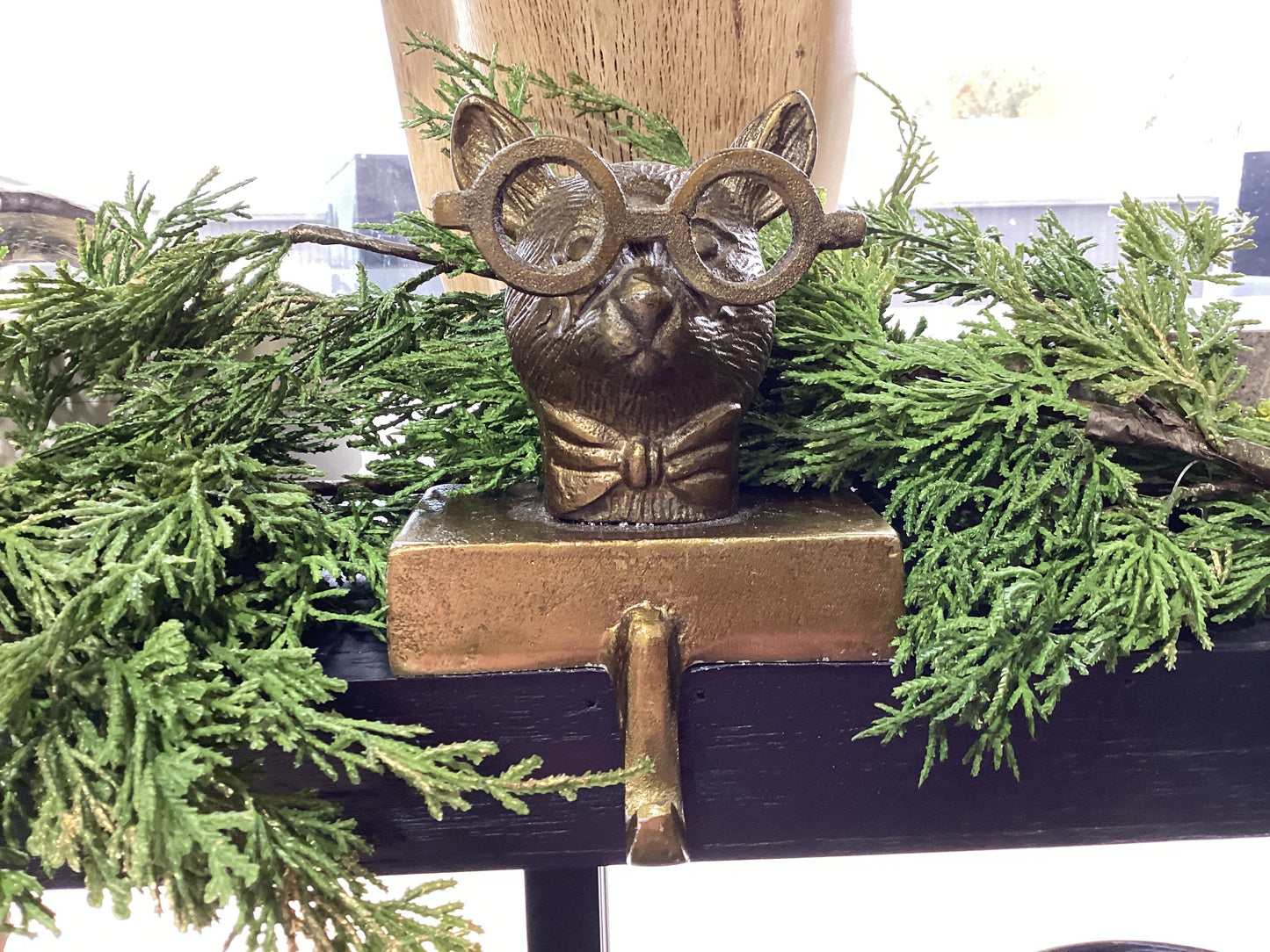 Louie stocking holder