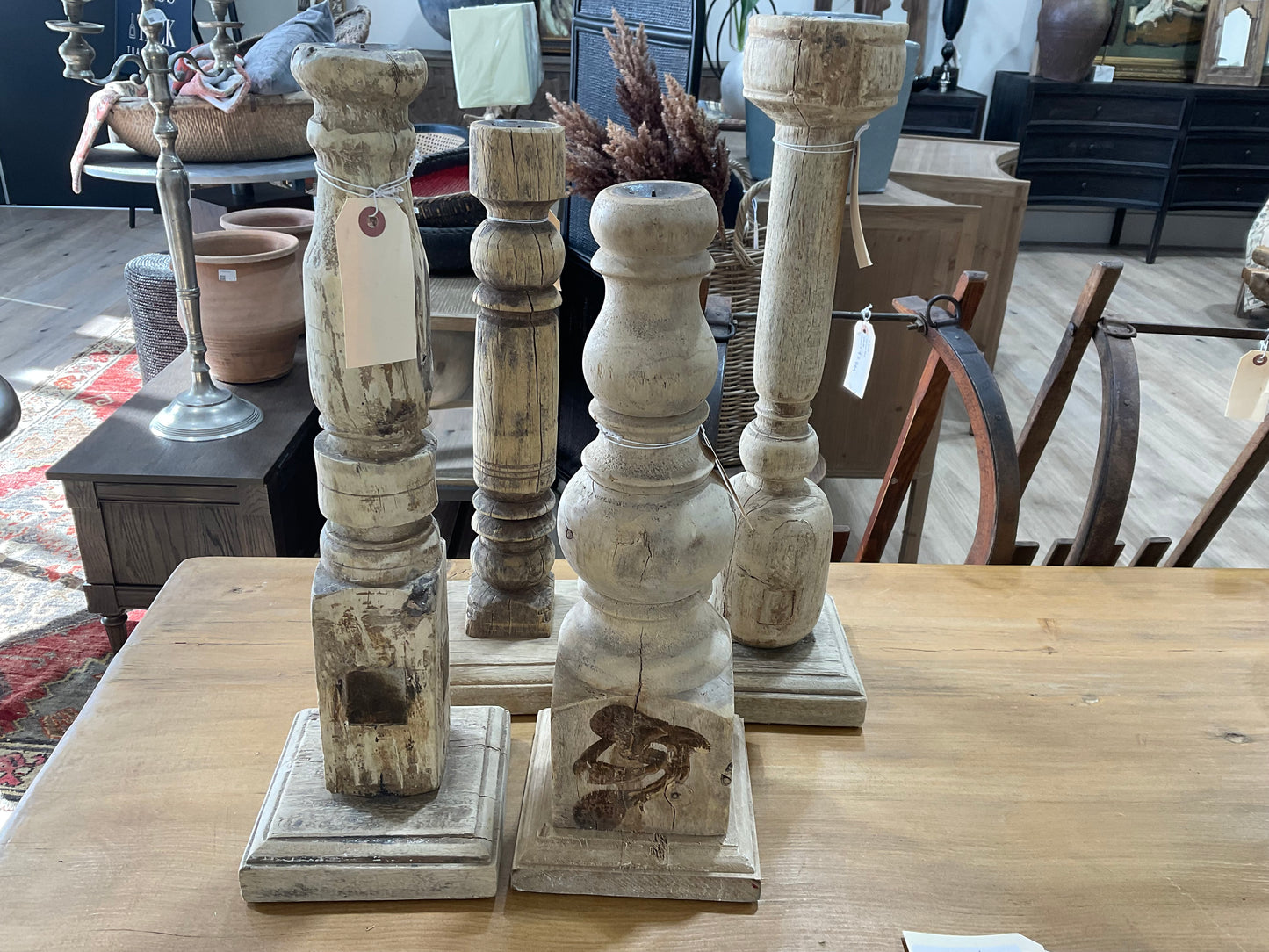 TABLE LEG CANDLE STAND