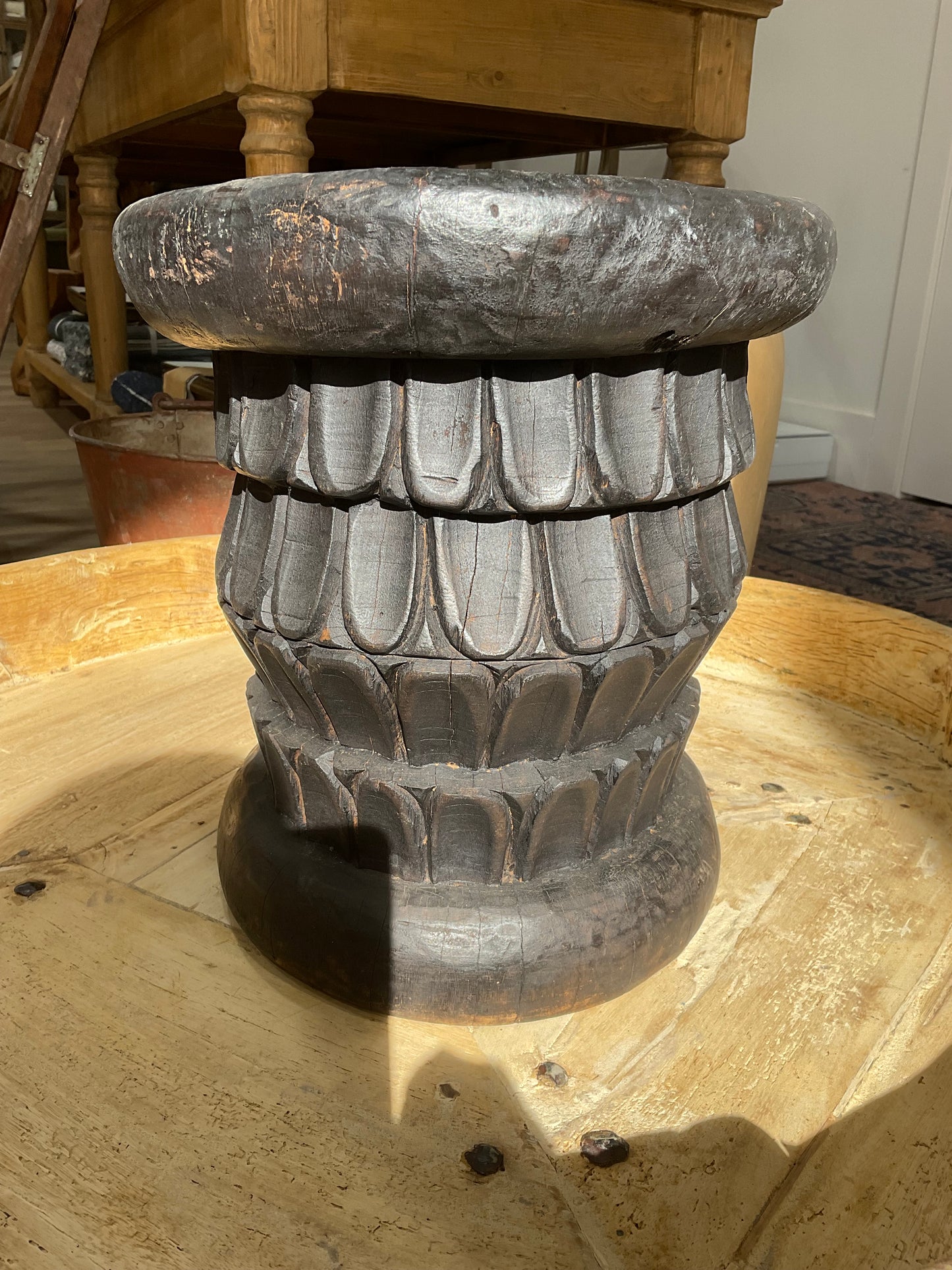 BAMILEKE CARVED STOOL