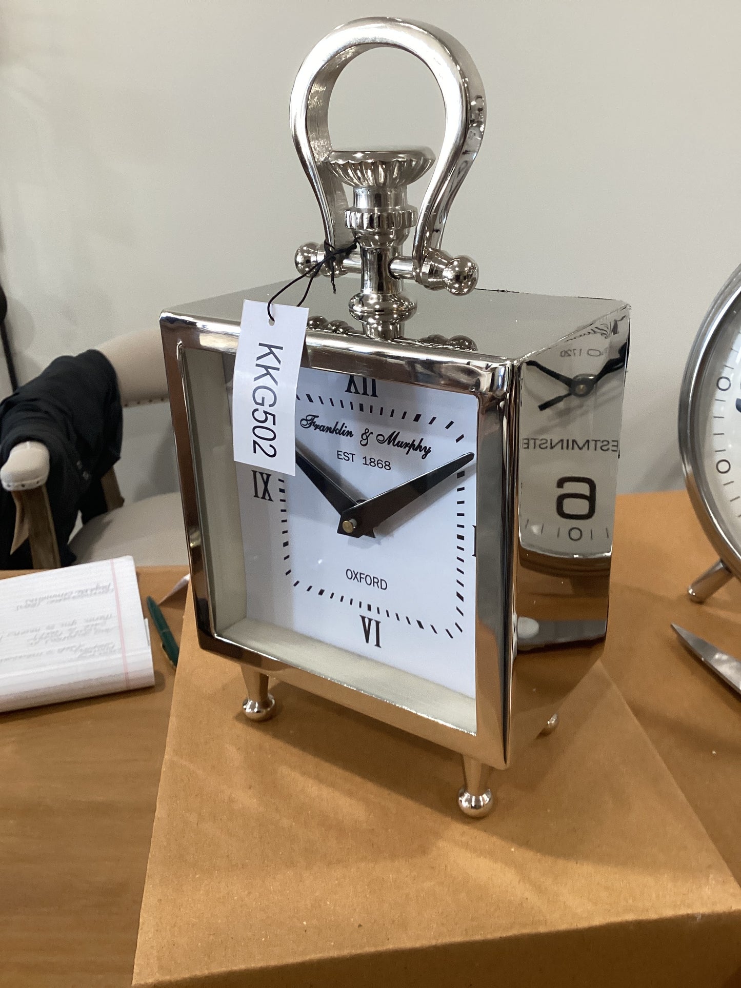 Steel / Aluminum 6" Clock