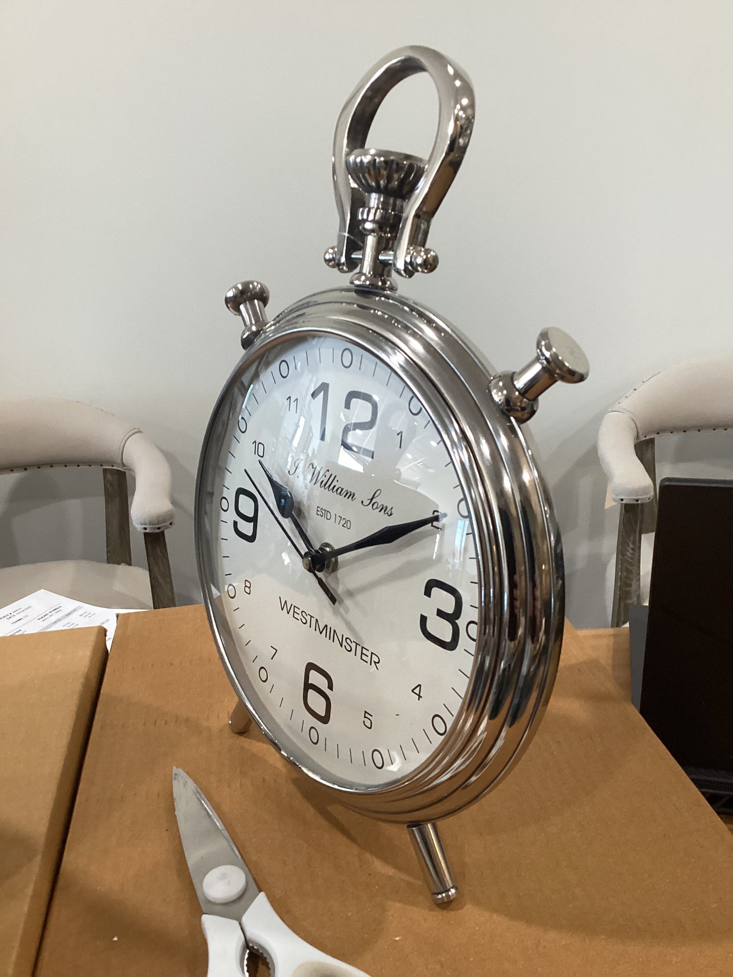 Circle Nickel Clock